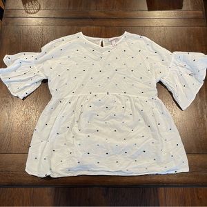 Isabel Maternity by Ingrid & Isabel Maternity Blouse | polka dots | LG